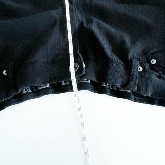Point Zero Mens Pants Cropped Stretch Waist Black Size 48 x 32 - Picture 8 of 9